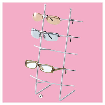 店舗用品演出用品卓上メガネ掛け5段の商品画像