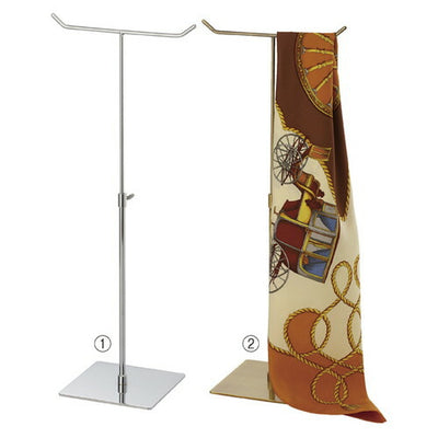 店舗用品演出用品卓上T字型スタンドアンティークゴールドの商品画像