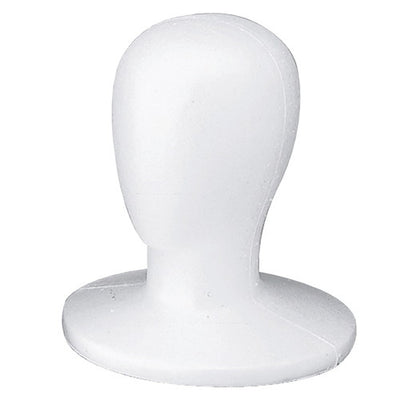 店舗用品演出用品マネキンヘッド顔無し白の商品画像