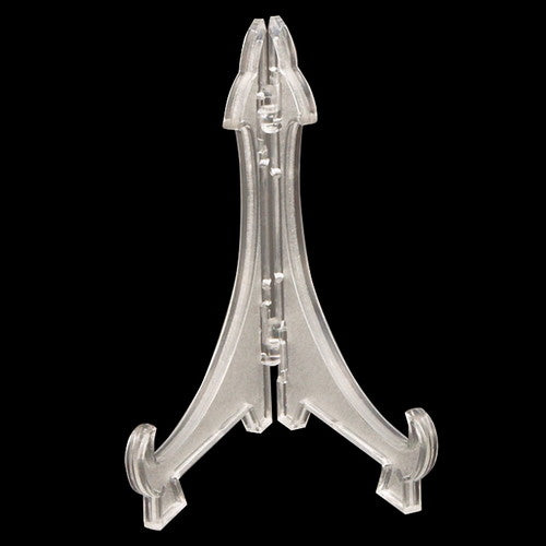 店舗用品演出用品ディスプレイスタンドクリア4号【10個】の商品画像