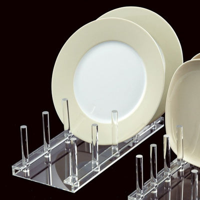 店舗用品演出用品アクリル皿立て4列用【3個】の商品画像