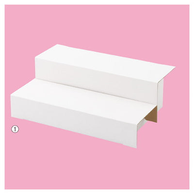 店舗用品演出用品紙製ヒナ段2段【3個】の商品画像
