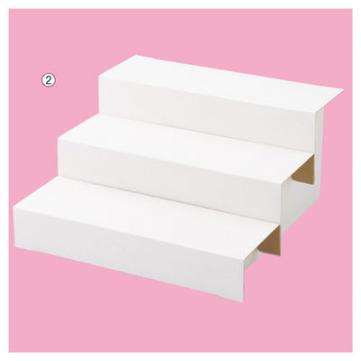 店舗用品演出用品紙製ヒナ段3段【3個】の商品画像