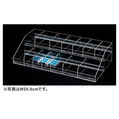 店舗用品演出用品小物ボックスW89.8cm2段D30cmの商品画像