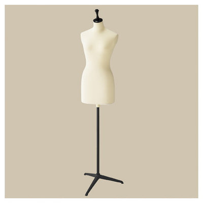 店舗用品ディスプレイ用品婦人鹿の子地張トルソー鋳物脚鹿の子地の商品画像