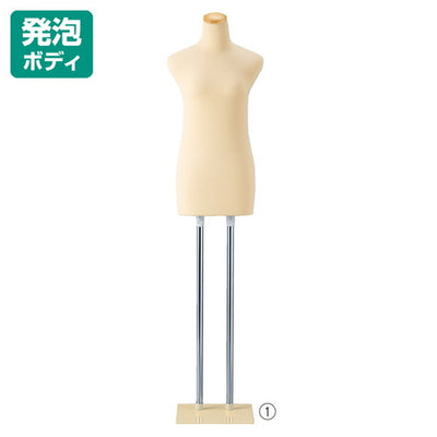 店舗用品ディスプレイ用品和装トルソー腕無しスチールベースの商品画像