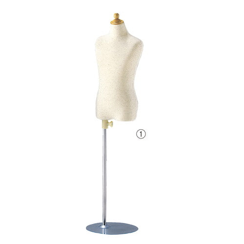 店舗用品ディスプレイ用品子供芯地ニットトルソー身長80cm(1才)の商品画像