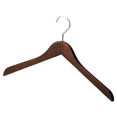 店舗用品ディスプレイ用品木製ハンガーヴィンテージブラウン屈折型屈折型W38cm【10本】の商品画像