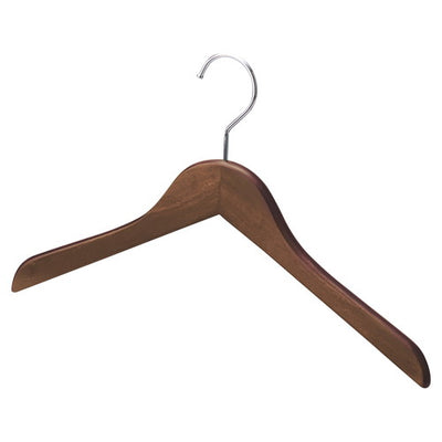 店舗用品ディスプレイ用品木製ハンガーヴィンテージブラウン平型W38cmの商品画像