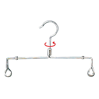 店舗用品ディスプレイ用品スチール製ボトムハンガーW25cm【10本】の商品画像