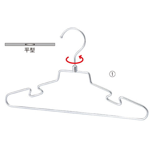 店舗用品ディスプレイ用品子供用スチール製ハンガートップW32cm【10本】の商品画像