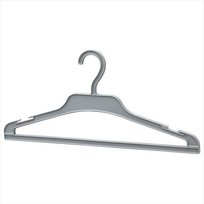 店舗用品ディスプレイ用品プラスチック製ハンガーグレーの商品画像