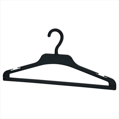 店舗用品ディスプレイ用品プラスチック製ハンガー黒の商品画像