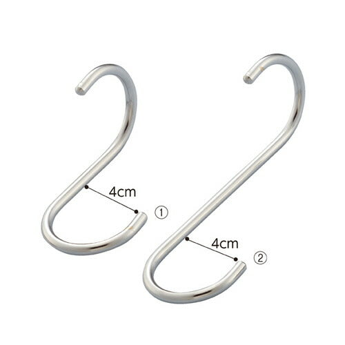 店舗用品ディスプレイ用品ディスプレイ用フック曲げH10cm【10個】の商品画像