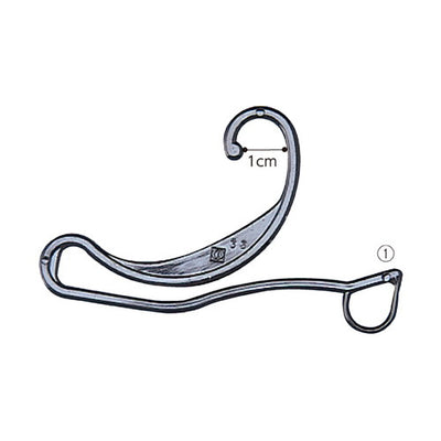 店舗用品ディスプレイ用品靴下用ハンガー大人用W9cm【100個】の商品画像
