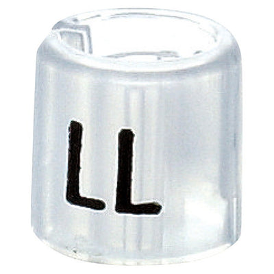 店舗用品ディスプレイ用品サイズチップスリムタイプスケルトンLLの商品画像