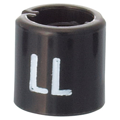 店舗用品ディスプレイ用品サイズチップスリムタイプ黒LLの商品画像