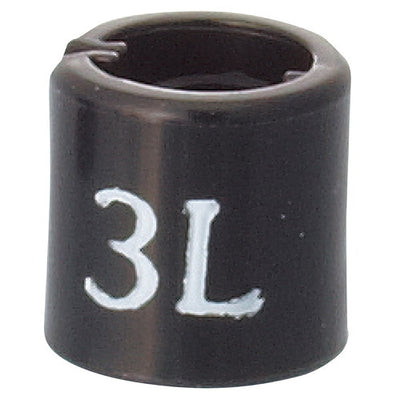 店舗用品ディスプレイ用品サイズチップスリムタイプ黒3Lの商品画像