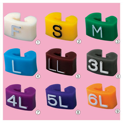 店舗用品ディスプレイ用品サイズチップ6Lオレンジの商品画像