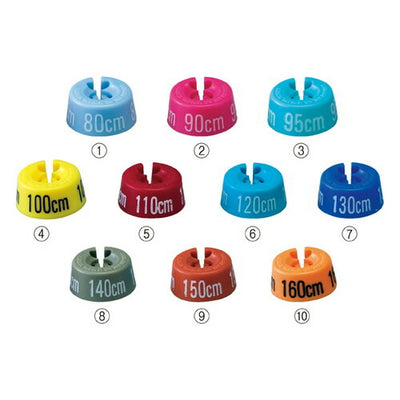 店舗用品ディスプレイ用品サイズチップベビー子供服用150cm茶の商品画像