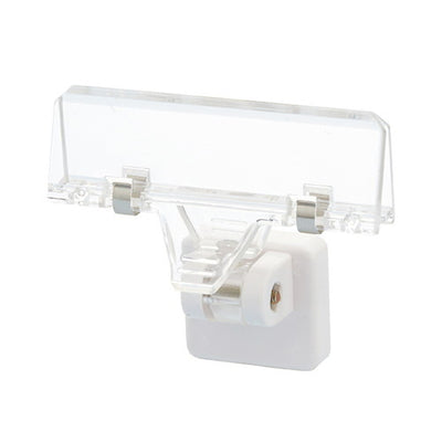 店舗用品サイン・掲示用品マグネットクリップクリップ式ホワイトの商品画像