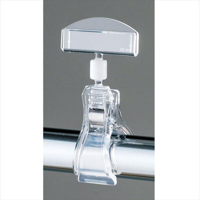 店舗用品サイン・掲示用品クリップポップスタンドクリアH10cm【10個】の商品画像