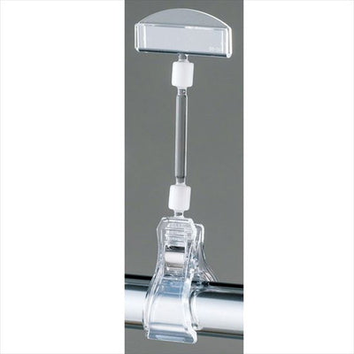 店舗用品サイン・掲示用品クリップポップスタンドクリアH16cm【10個】の商品画像