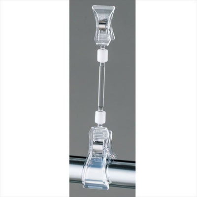 店舗用品サイン・掲示用品クリップポップスタンドクリアH17cm【10個】の商品画像