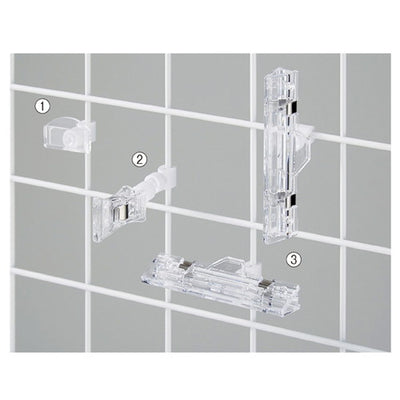 店舗用品店舗什器ネット用ポップ立てクリップタイプの商品画像