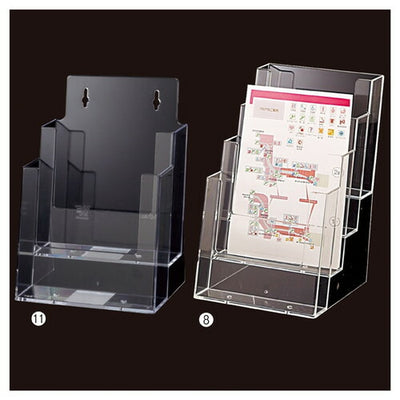 店舗用品サイン・掲示用品多段式パンフレットスタンドA5タテ×2段の商品画像