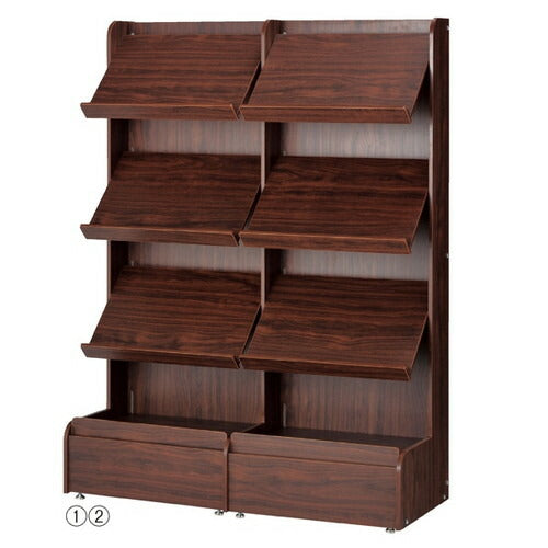 店舗用品サイン・掲示用品システムカタログスタンドベーシックA44段連結タイプの商品画像