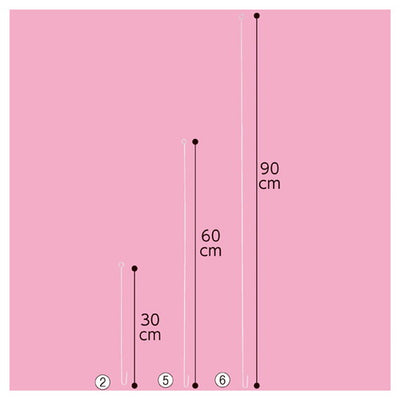 店舗用品販促用品ステンレスワイヤーフック/吊り下げ金具90cm【10本】の商品画像