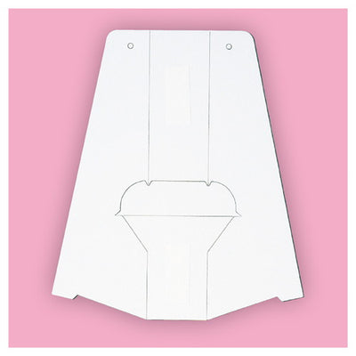 店舗用品サイン・掲示用品パネル用紙スタンド紙製ボード立てA5・名刺サイズ【10枚】の商品画像