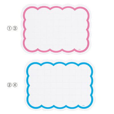 店舗用品サイン・掲示用品抜型ショーカード雲型ピンク小の商品画像