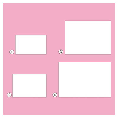 店舗用品サイン・掲示用品白無地カード8.7×5.4cmの商品画像