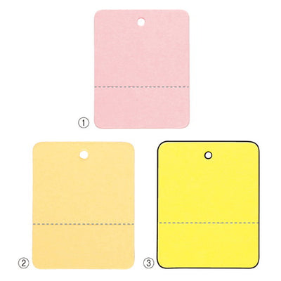 店舗用品販促用品カラーさげ札(糸無し)ベージュ【500枚】の商品画像