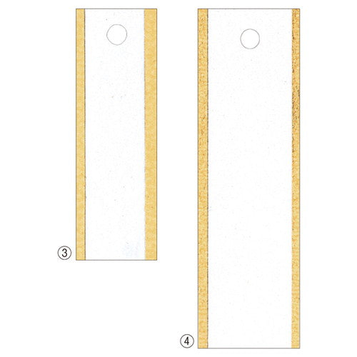 店舗用品販促用品小物用さげ札(色糸付き)1.2×3.7cmの商品画像