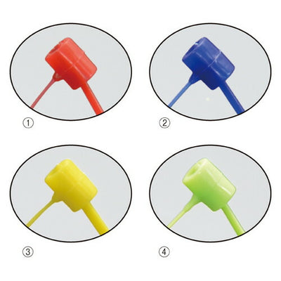 店舗用品販促用品レインボーカラーロックピン4色赤【1000本】の商品画像