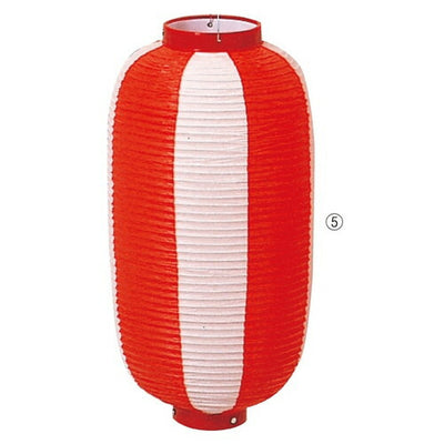 店舗用品販促用品ちょうちん九長赤/白の商品画像