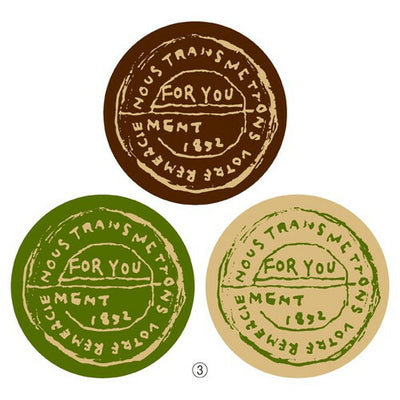 店舗用品ラッピング用品ロールシール円型500枚プロバンスの商品画像