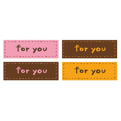 店舗用品ラッピング用品ロールシールスクエア500枚フォーユーの商品画像