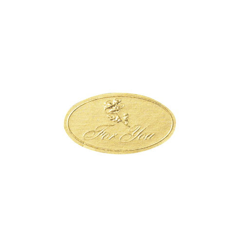 店舗用品ラッピング用品ロールシールメタリック小ゴールドの商品画像