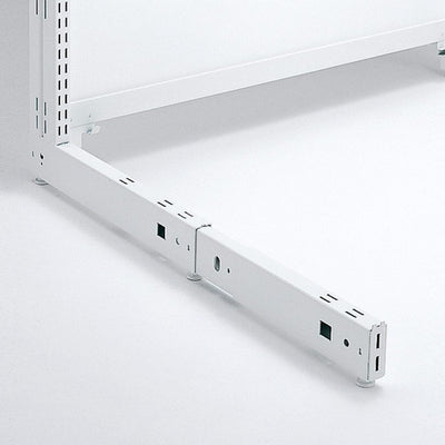 店舗用品システム什器継ぎ脚ホワイト/KZ・KS用D30cmの商品画像