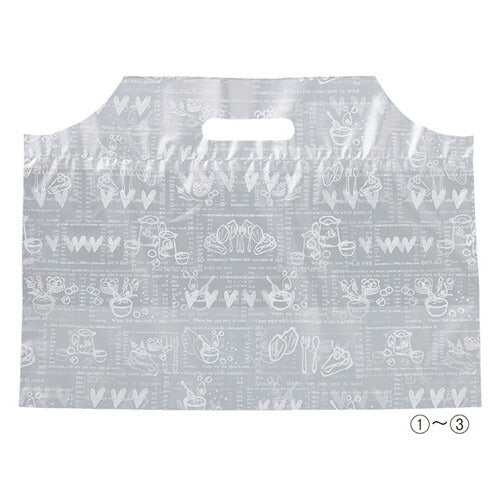 店舗用品ラッピング用品サイドバッグシフォンポリ袋46×30×底マチ16cmの商品画像