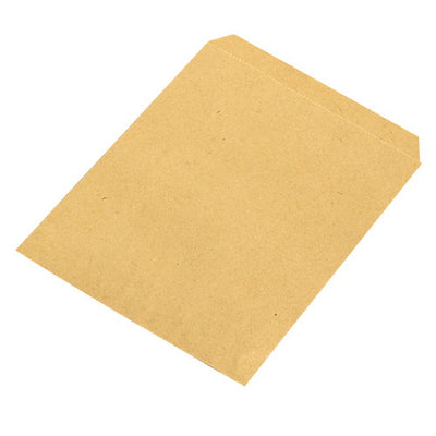 店舗用品ラッピング用品茶無地ベロ付き平袋25×33cmの商品画像