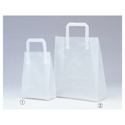 店舗用品ラッピング用品プレーンフロストポリ袋18×9×25cmの商品画像