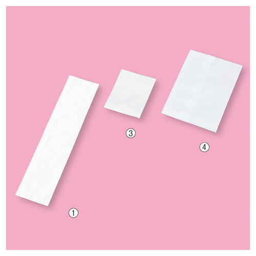 店舗用品ラッピング用品平袋白無地8×11cmの商品画像