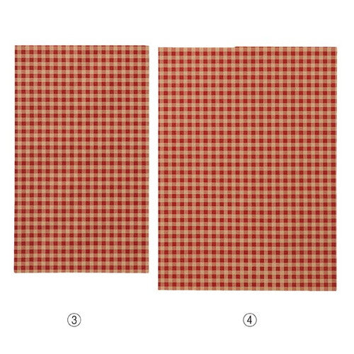 店舗用品ラッピング用品ギンガムチェックレッド平袋13.5×23cmの商品画像