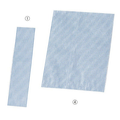 店舗用品ラッピング用品モノストライプ平袋ブルー18×24.5cmの商品画像
