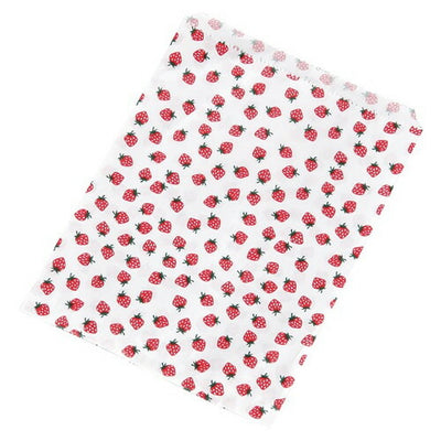 店舗用品ラッピング用品いちごベロ付き平袋18×23.5cmの商品画像